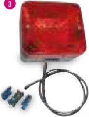 Cabochon de feu antibrouillard Ifor Williams P0707
