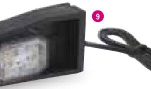 Feu de position avant LED 12/24V Ifor Williams P07942LED