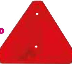 Catadioptre triangulaire arrière Ifor Williams P0661