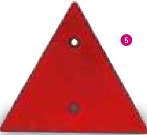 Catadioptre triangulaire arrière Ifor Williams P1821