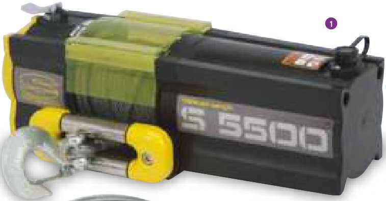 Treuil Superwinch S5500 Ifor Williams P0980