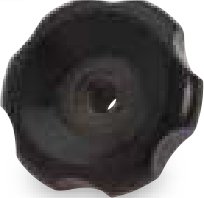 Bouton noir Ifor Williams P0468-PAR017