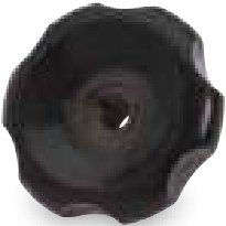 Bouton noir Ifor Williams P0468-PAR017