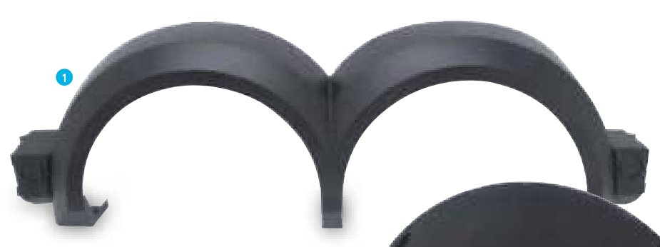 Section de garde-boue double arche Ifor Williams CP00321