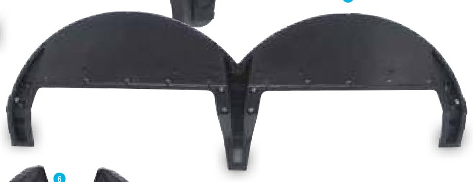 Section intérieure de garde-boue Ifor Williams CP00322