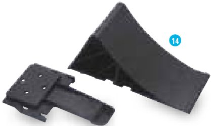 Cale de roue Ifor Williams KX0240