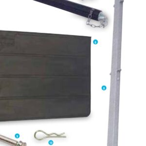 Barre de fesse demi-largeur Ifor Williams WA00343