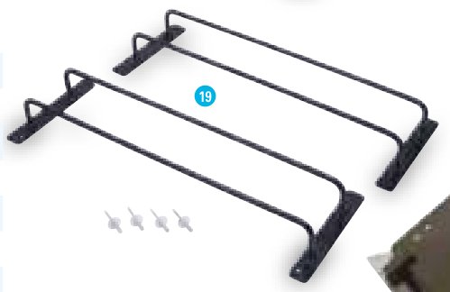 Barres de protection de fenêtre coulissante Ifor Williams KX4323