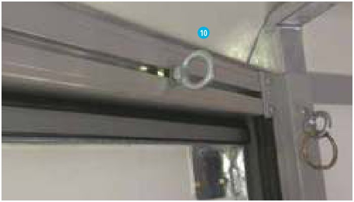 Kit rail filet foin HB403/HB506 Ifor Williams KX0840