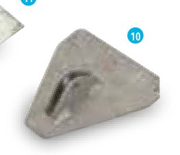 Support de fixation pour cloison centrale Ifor Williams AS7459