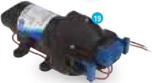 Pompe à eau 12V Ifor Williams P4050