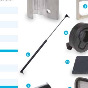 Verrou de compartiment Ifor Williams P4032