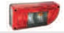 Feu arrière multifonction BBSKWNR 821 droit 12 V (clignotant, stop, position, recul, brouillard, plaque, catadioptre) Jokon 10.2043.121