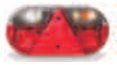 Feu arrière multifonction BBSKWN 611 gauche 12-24 V (clignotant, stop, position, recul, brouillard, plaque, catadioptre) Jokon 10.2051.610
