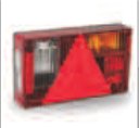 Feu arrière multifonction BBSKW 595 droit 12 V (clignotant, stop, position, recul, plaque, catadioptre) Jokon 10.2070.140