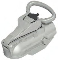 Tête d’attelage Avonride Typ 2 avec adaptateur Ø50 vers Ø45 Knott 575003