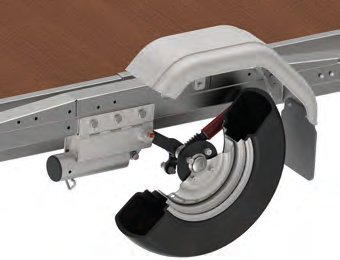 Essieu freiné KLL4 (400 kg, gauche) Knott 725486.002