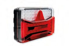 Feu arrière AgriLED 5 broches plaque immat Knott 424293.001