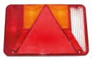 Feu arrière cabochon droit Radex avec feu de recul Knott 403204.001