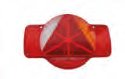 Cabochon de feu droit avec vis Knott 412865.001