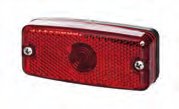 Feu de position rouge Fabrilcar avec passe-fil Knott 416888.001