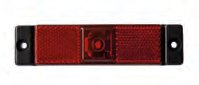 Feu de position rouge Fabrilcar avec extrémité ouverte Knott 422321.001