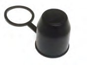 Bille d’attelage noire avec support Knott 418330.001