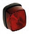 Feu de position rouge Squarepoint avec projecteur Knott 409059.001