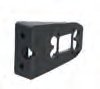 Support caoutchouc droit 115mm Knott 401937.001