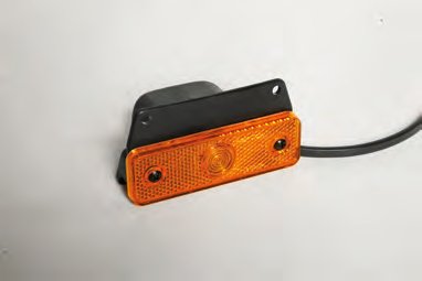 Feu de position latéral jaune Sidepoint montage droit avec câble Knott 402566.001