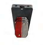 Feu de position rouge/blanc avec partie suspension 1m Knott 417256.001