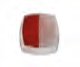 Cabochon feu de position carré rouge/blanc/jaune Knott 404533.001