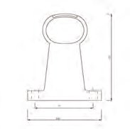 Feu de position blanc/rouge Knott 402576.001