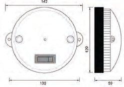 Plafonnier avec interrupteur 3,5m câble Knott 420670.001