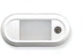 Plafonnier blanc/bleu avec interrupteur Knott 419169.003