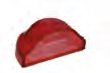 Cabochon rouge transparent Knott 420642.001