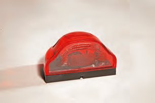 Éclairage plaque d’immatriculation rouge Knott 408806.001