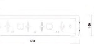 Feu de plaque LED 0,8m Knott 407574.001