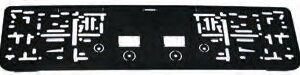Support plaque d&rsquo;immat. neutre 520x110mm Knott 411481.001
