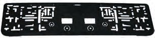 Support plaque d’immat. neutre 520x110mm Knott 411481.001