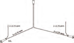 Faisceau principal 7m avec 2 sorties 12V Knott 417242.001