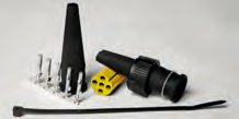 Connecteur Bajonett 5 pôles jaune femelle Knott 403353.001