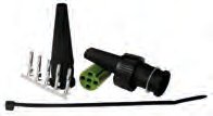 Connecteur Bajonett 5 pôles vert femelle Knott 403354.001
