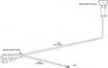 Adaptateur 3ème feu de freinage 0,2m + 0,2m Knott 404568.001