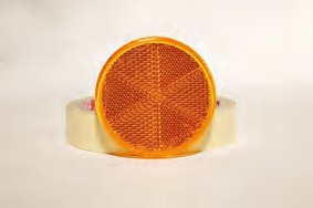 Catadioptre rouge rond 60mm adhésif Knott 402657.001