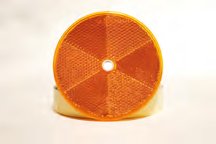 Catadioptre rouge rond 60mm à visser Knott 4803809X