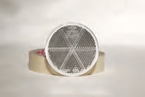 Catadioptre rouge rond 80mm à visser Knott 404695.001