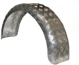 Garde-boue aluminium 1 essieu 200 mm Knott 419840.001