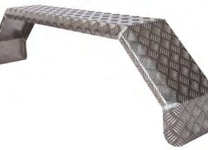 Garde-boue aluminium double 200 mm Knott 416822.001