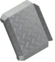 Garde-boue aluminium gauche 290 mm Knott 425080.001